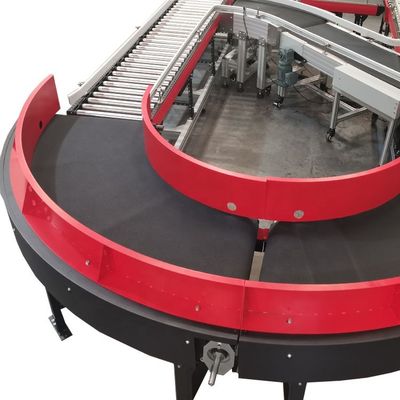품질  Logistics Curve Belt Conveyor Logistics Curved Conveyor Belts For Material Distribution And Sorting 공장