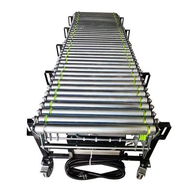 품질  Hotels Factory Price Unloading Artifact Powered Flexible Expandable Roller Conveyor 공장